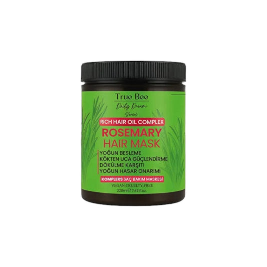 True Bee Rozemarijn Haarmasker – 220ml | Intensief Voedend voor Droog & Beschadigd Haar