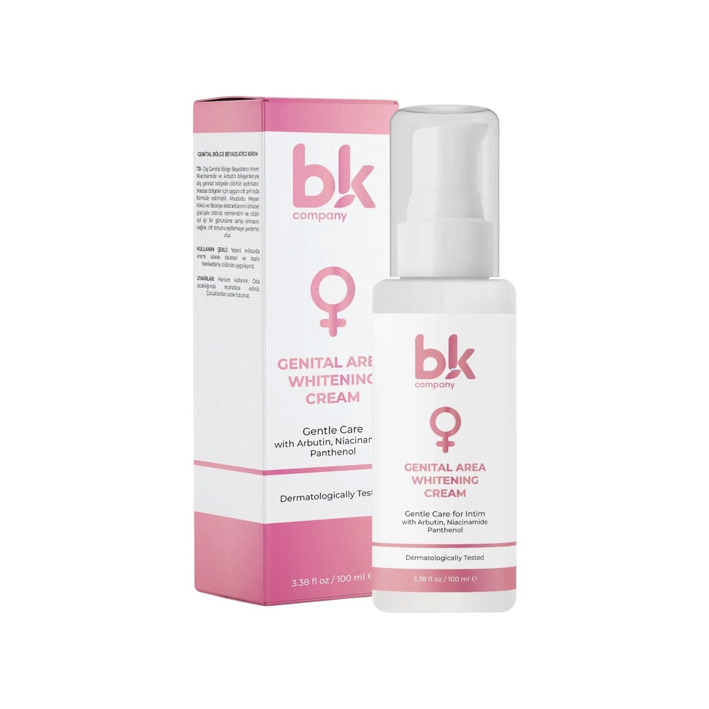 BK Company Intimate Care Cream – Hydraterende & Verzachtende Huidverzorging – Voor Gevoelige Zones – 100 ml