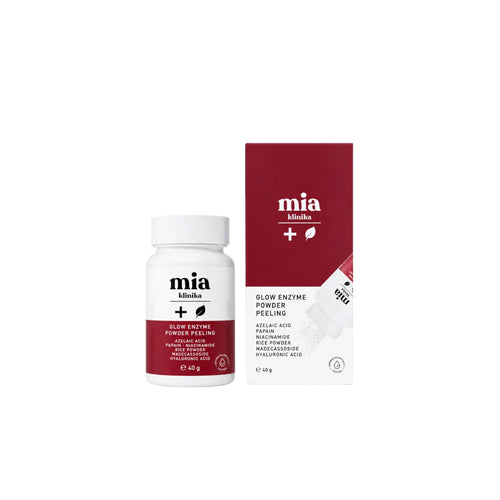 Mia Klinika Glow Enzyme Powder Peeling 40 g – Zuiverende En Verhelderende Enzympeeling