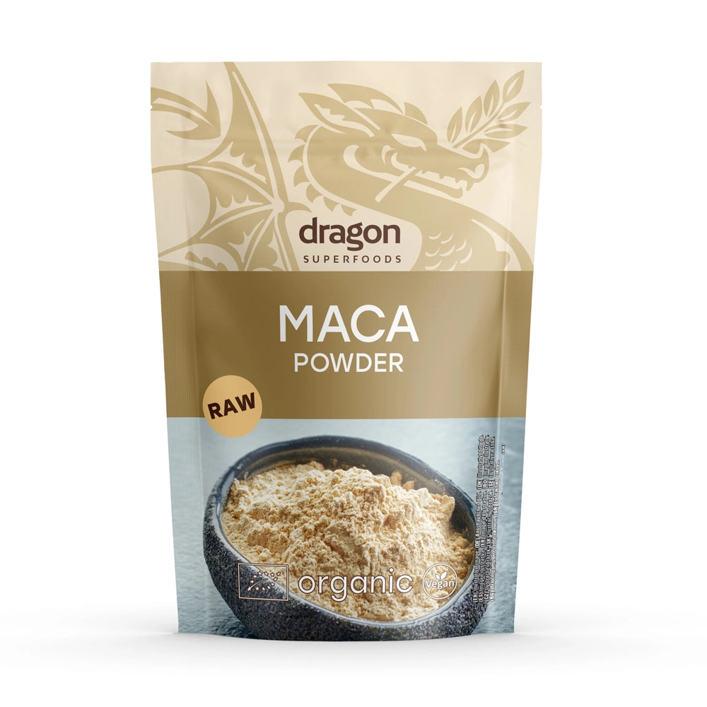 Dragon Superfoods Biologische Maca Poeder Raw 200 g – 100% Macawortel – Vegan