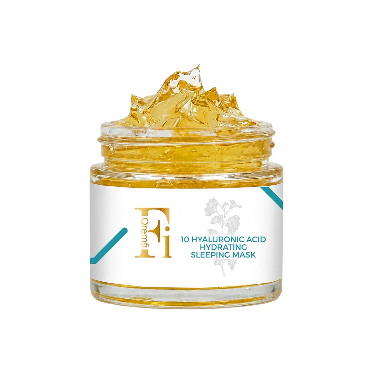 Qremfi 10x Hyaluronic Acid Hydrating Sleeping Mask 100 ml – Intensief Hydraterend Nachtmasker met Hyaluronzuur