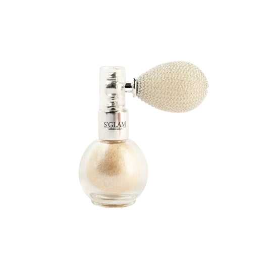 S’GLAM Shimmer Powder Spray – Glitterspray voor Gezicht & Lichaam | Beige