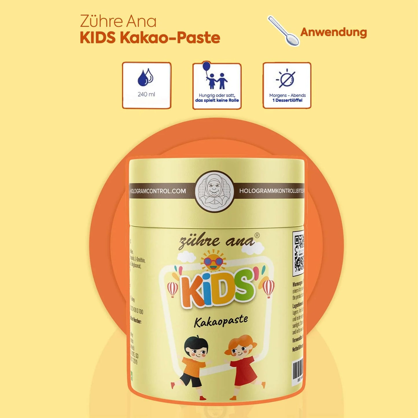 Zühre Ana Kids Cacaopasta - 240gr