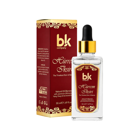 BK Company Hürrem Iksiri Beauty Elixir 50 ml – Voedende Gezichtsolie met Jasmijn, Ylang Ylang & Orchidee