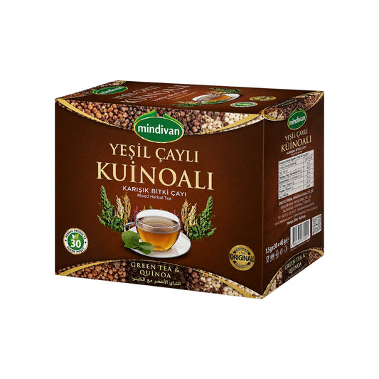Mindivan – Kruidenthee met Quinoa & Groene Thee 30 Theezakjes