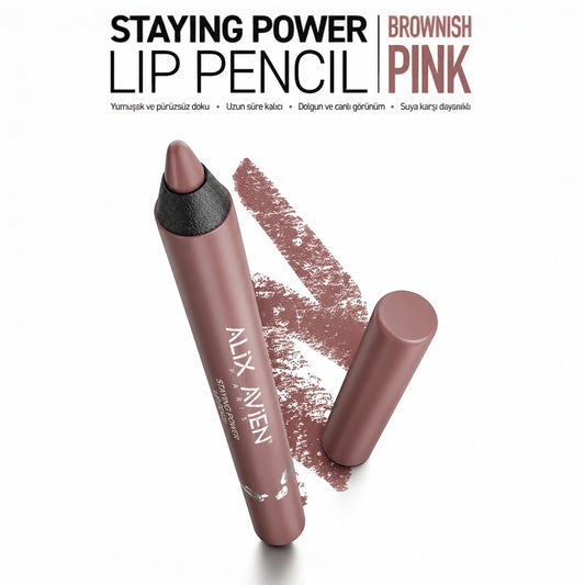 Alix Avien Staying Power Lip Pencil 64 Brownish Pink | Lippenpotlood