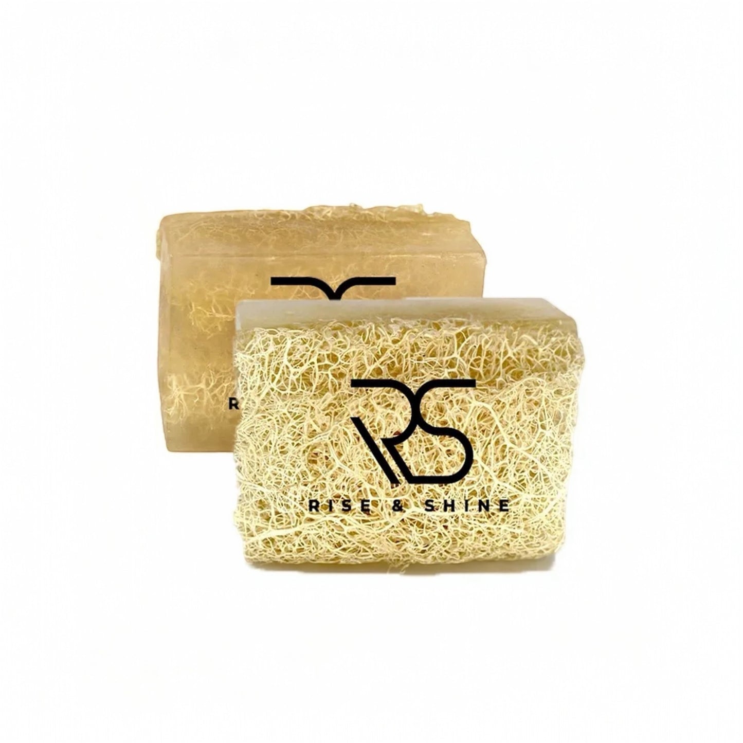 Rise & Shine Rice Loofah Soap – Handgemaakte Scrub Zeep met Rijstextract – Exfoliërend, Hydraterend & Verzorgend – Voor Gezicht & Lichaam – 130 g