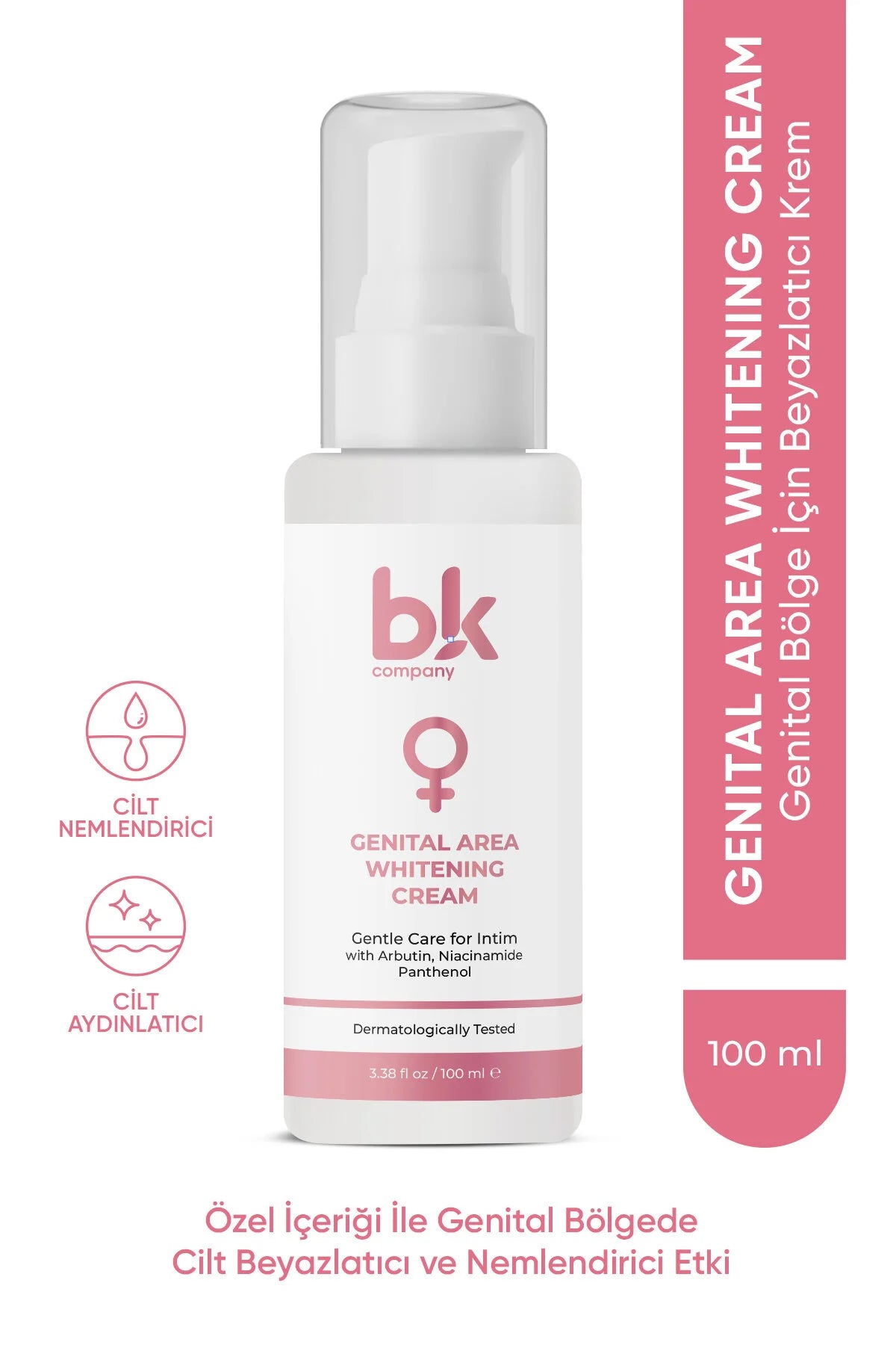 BK Company Intimate Care Cream – Hydraterende & Verzachtende Huidverzorging – Voor Gevoelige Zones – 100 ml