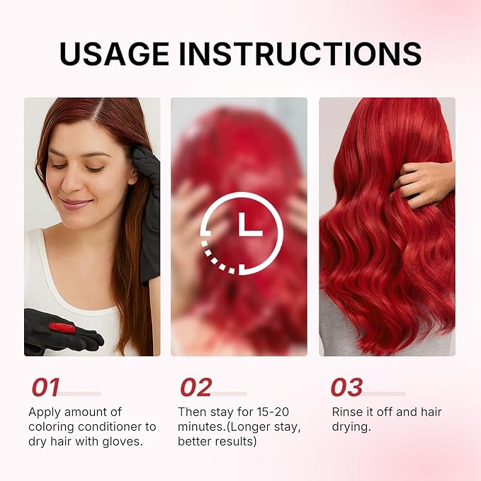 Karseell Maca Power Red Hair Mask – Kleurverfrissend Haarmasker – Hydratatie, Glans & Anti-Frizz – Voor Rood & Gekleurd Haar – 500 ml