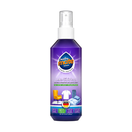 Cleaning Mate Solutions Leke Sihirbazı Vlekverwijderaar Spray 200 ml – Multifunctionele Vlekreiniger