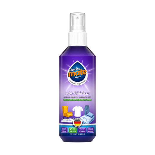 Cleaning Mate Solutions Leke Sihirbazı Vlekverwijderaar Spray 200 ml – Multifunctionele Vlekreiniger