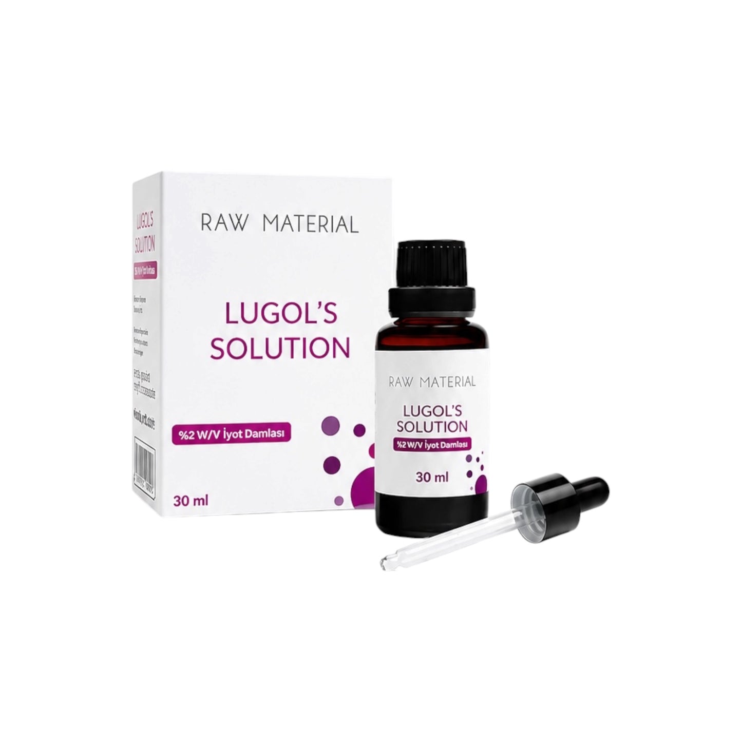Raw Material Lugol's Solution 2% Jodium Druppels 30 ml