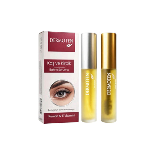 Dermoten Wenkbrauw- & Wimperserum met Keratine en Vitamine E – 20 ml