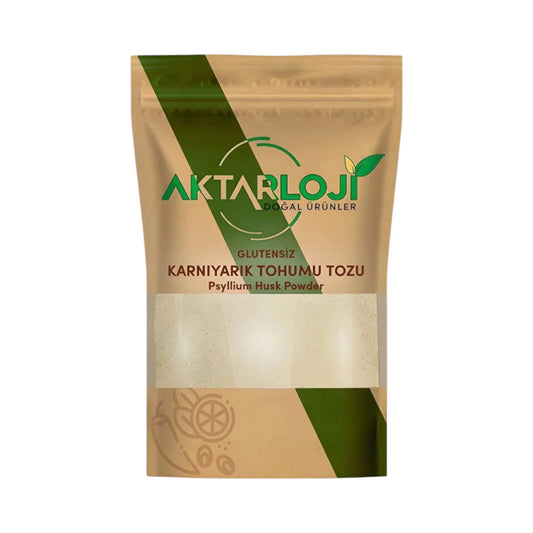 Aktarloji Psyllium Husk Poeder KARNIYARIK OTU TOHUMU TOZU - Glutenvrij Vezelpoeder 100g