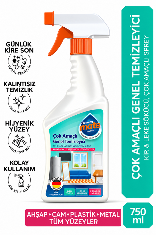 Cleaning Mate Solutions - Multifunctionele Allesreiniger Spray 750 ml