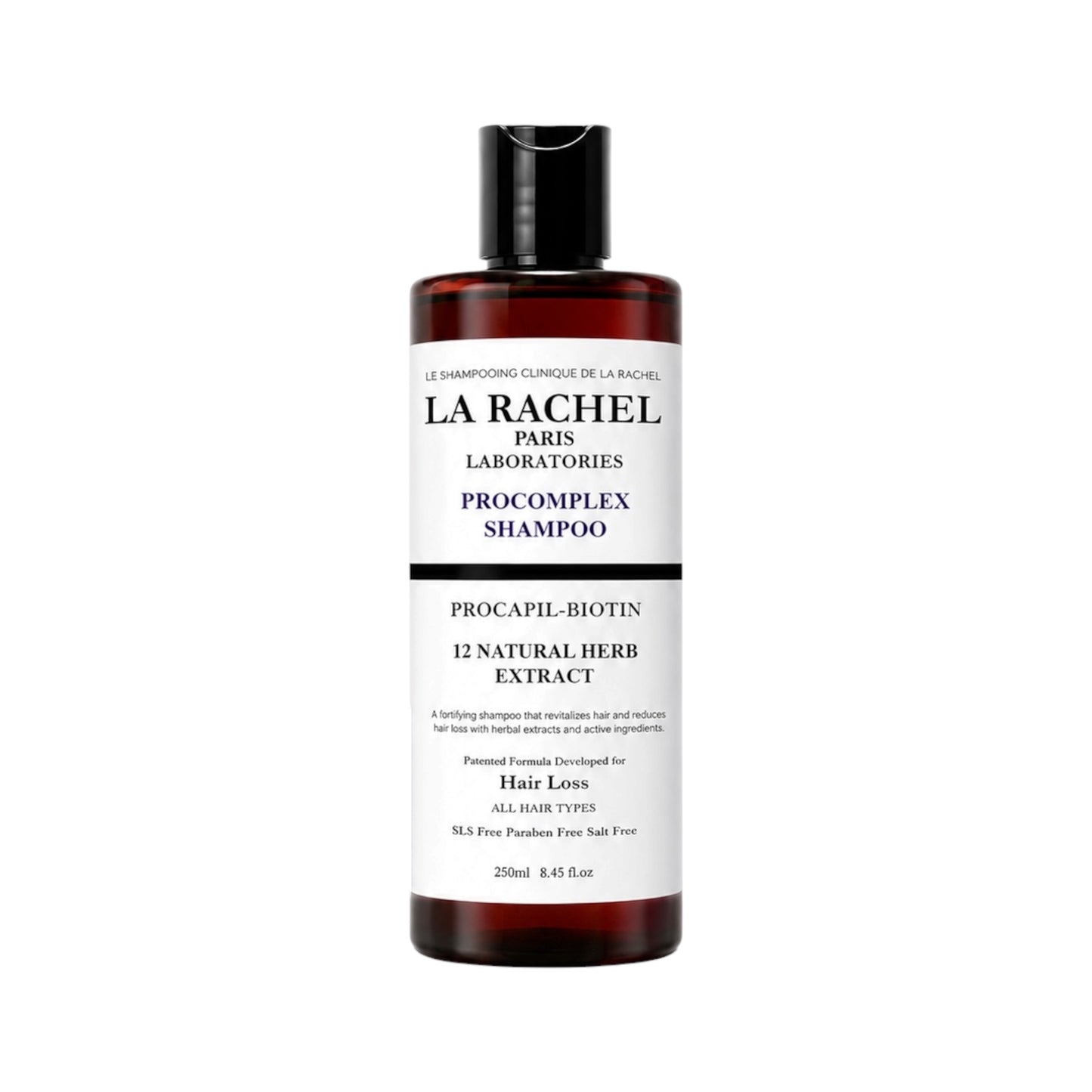 La Rachel Paris ProComplex Shampoo 250 ml – Shampoo met Biotine, Niacinamide & 12 Kruidenextracten