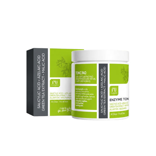 Ru Cosmetic Enzyme Tonic Pads 60 Stuks – Salicylzuur & Azelaïnezuur