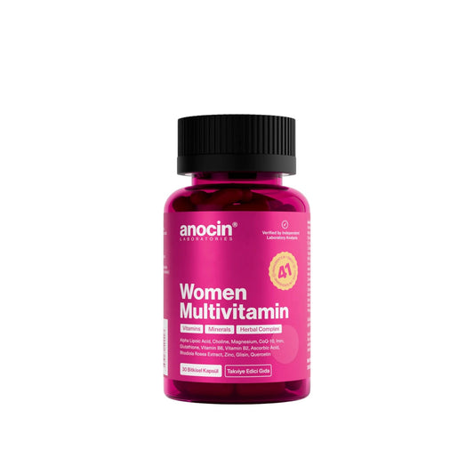 Anocin Women Multivitamin - Multivitamine voor Vrouwen - Vitaminen, Mineralen & Kruidencomplex - 30 Capsules