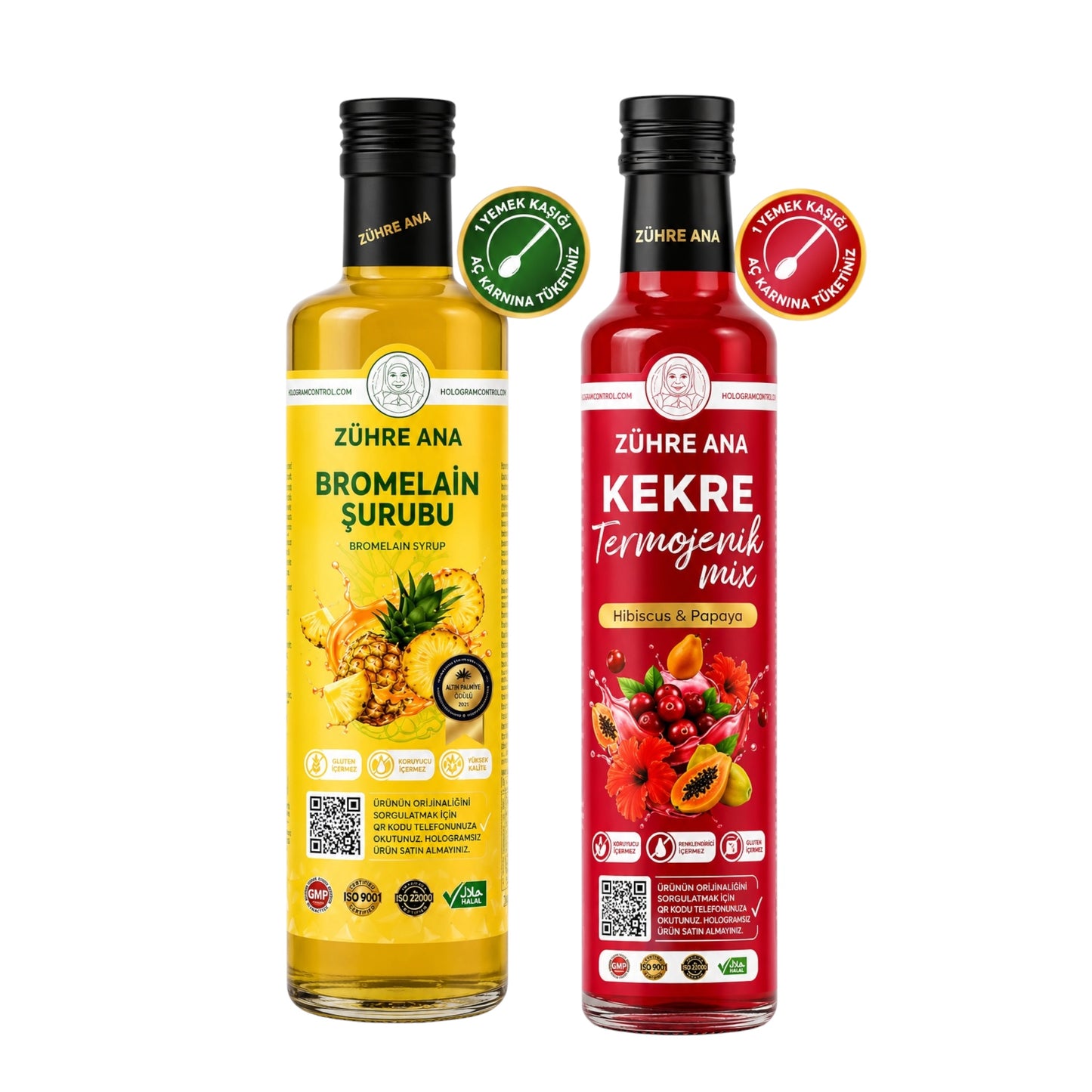 Zühre Ana Kekre Termojenik Mix + Bromelain Şurubu | Voordeelverpakking