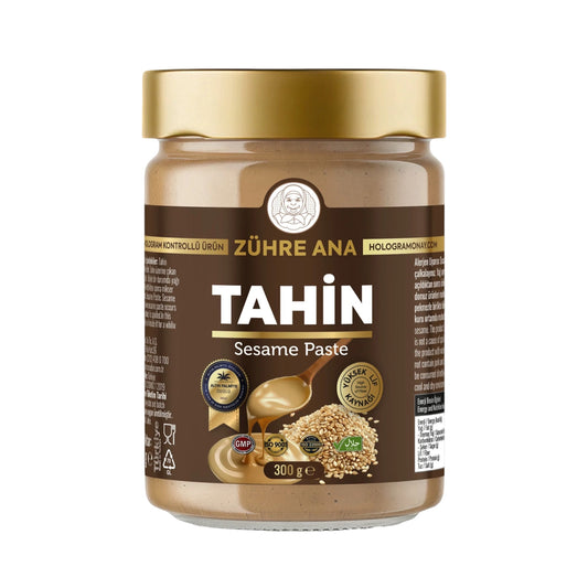 Zühre Ana Tek Kavrulmuş Taze Tahin 300 gr | Vers Geroosterde Tahin 100% Sesam