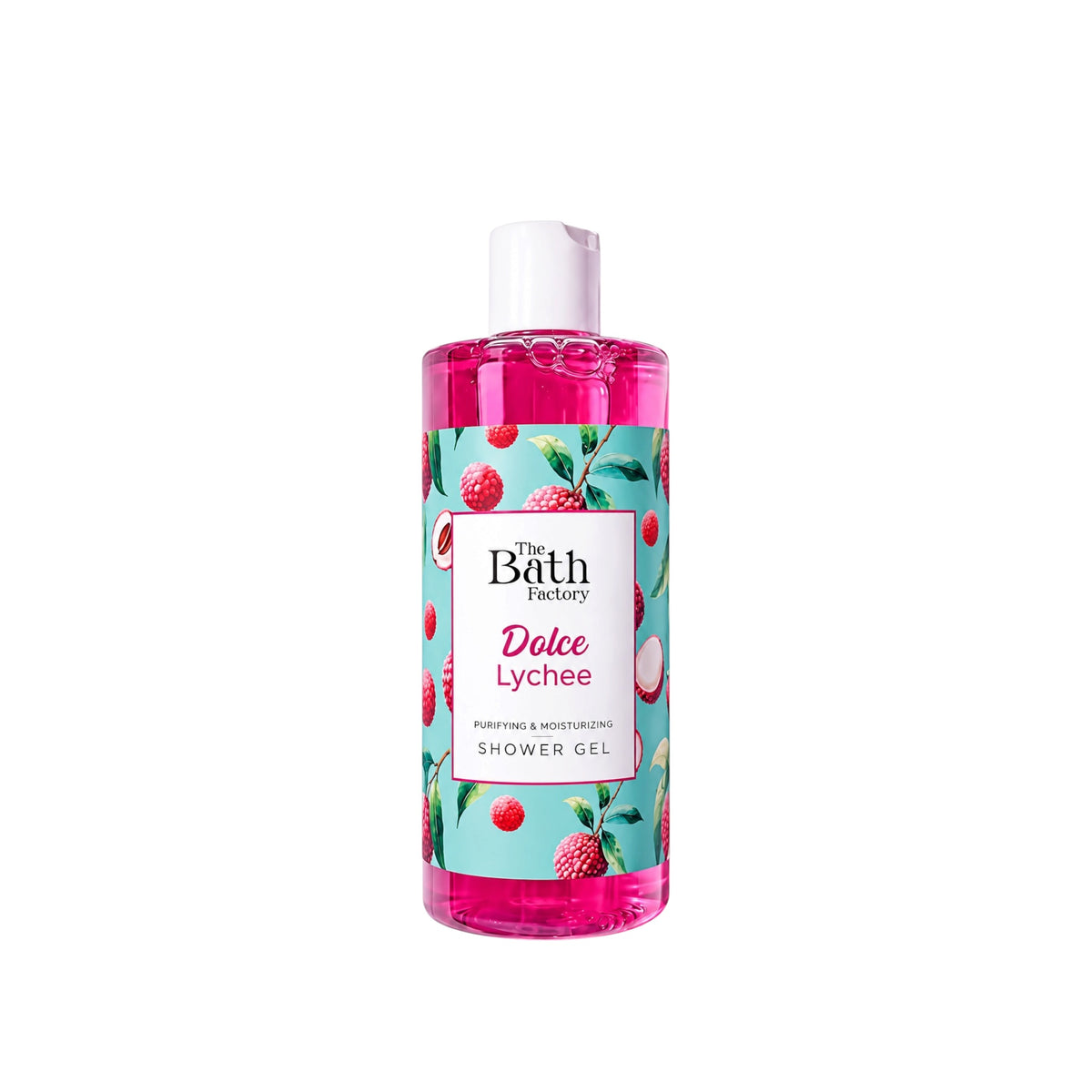 The Bath Factory Dolce Lychee Douchegel – Hydraterend & Verzorgend – Lychee Extract – 400 ml