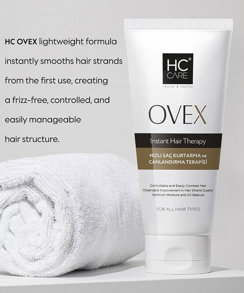 HC Care OVEX Hair Mask – Intensieve Verzorging voor Droog & Beschadigd Haar – Hydraterend, Gladmakend & Glansgevend