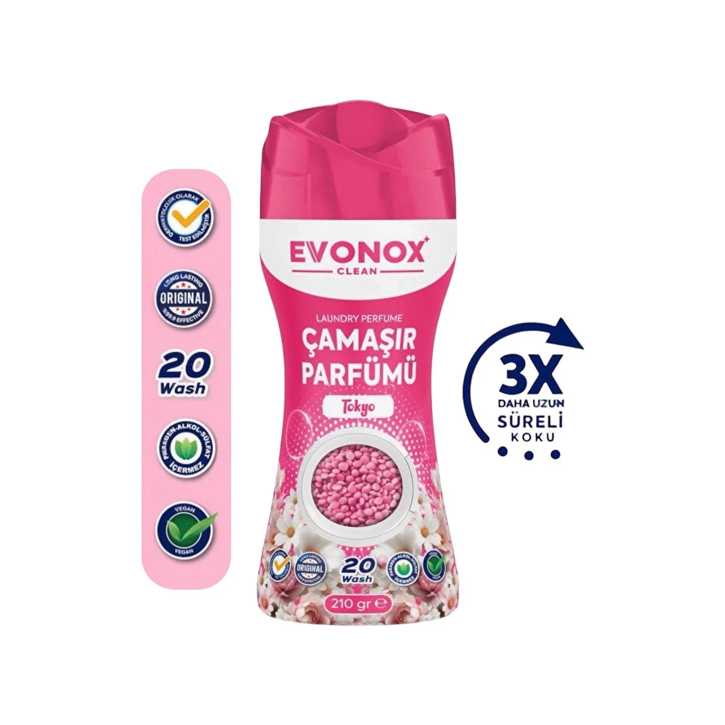 Evonox Clean Çamaşır Parfümü – Tokyo 210 gr