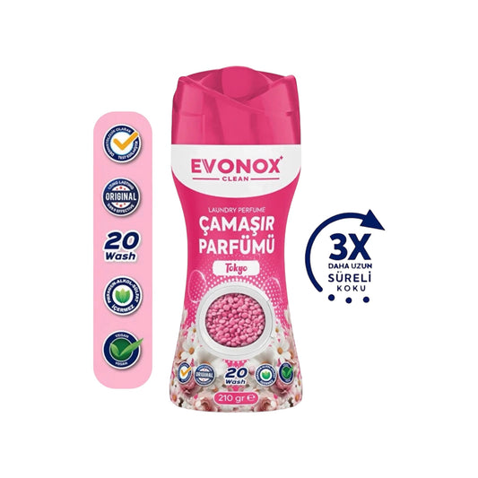 Evonox Clean Çamaşır Parfümü – Tokyo 210 gr