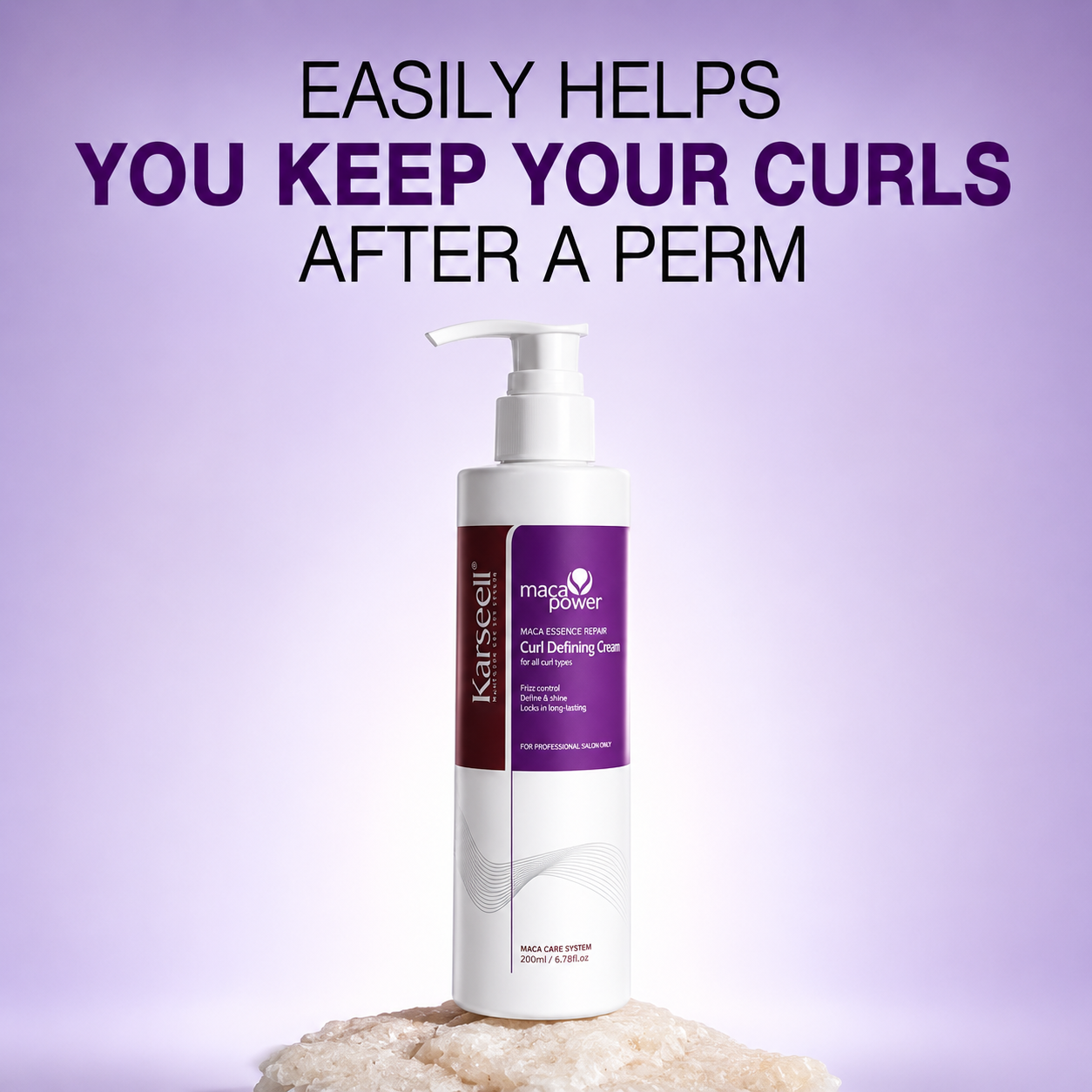 Karseell Curl Defining Repair Cream Leave In - Professionele Krullencrème