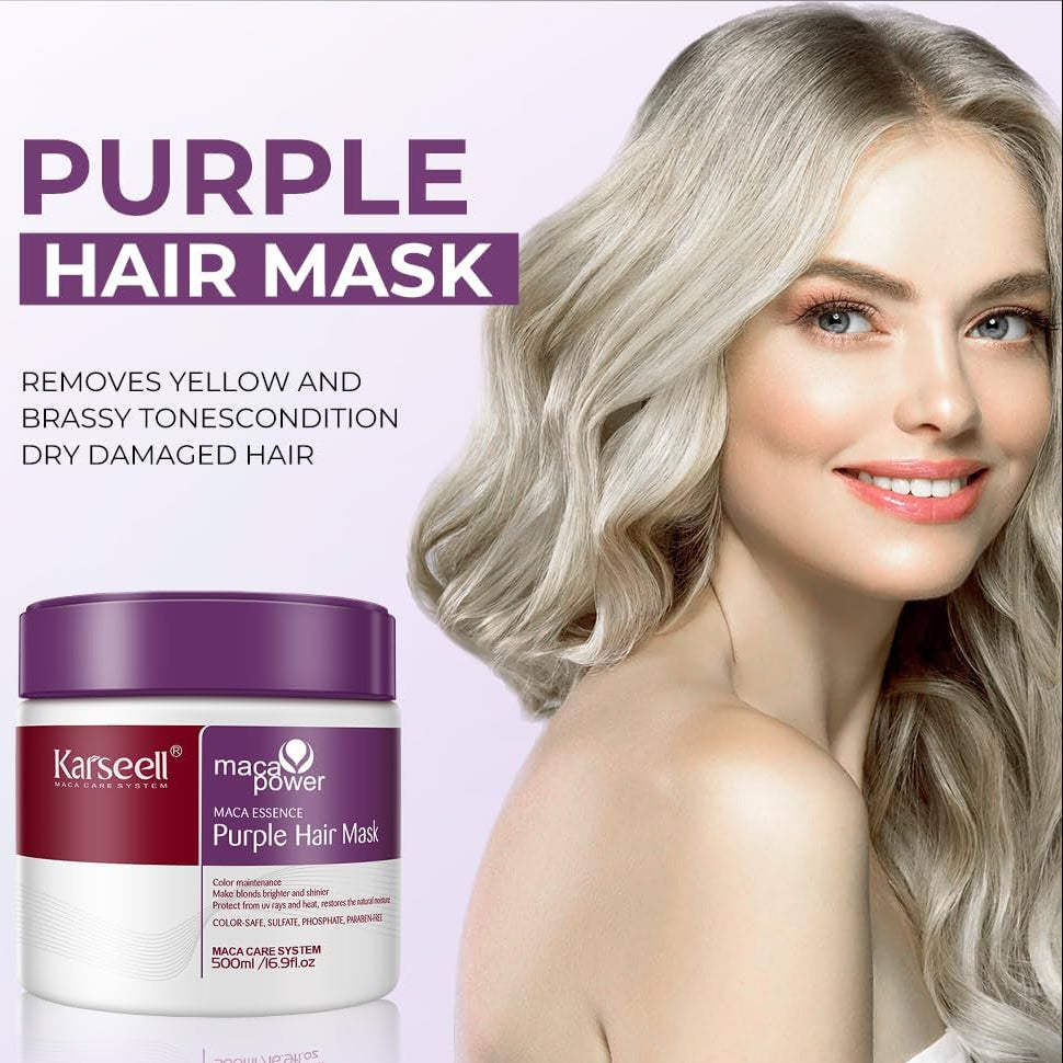 Karseell Purple Haarmasker - 500ml