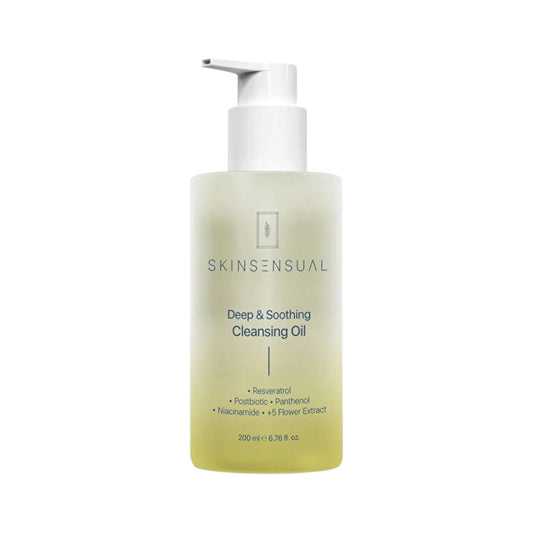 Skin Sensual Resveratrol Diepe Reinigingsolie – 200ml | Kalmerende Gezichtsreiniger