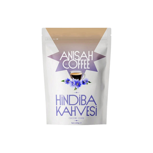 Anisah Coffee Hindiba Kahvesi – Oploskoffie met Cichorei &amp; Natuurlijke Vanille – 150 g