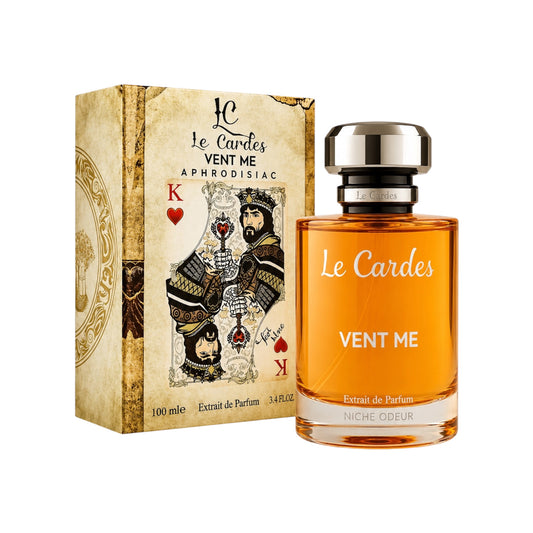 Le Cardes Vent Me Extrait de Parfum 100 ml – Luxe Herenparfum met Fruitige en Houtachtige Geurnoten