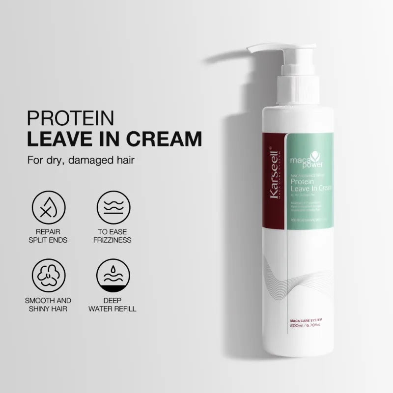 Karseell Protein Leave-in Cream – Voedende Haarcrème zonder Uitspoelen