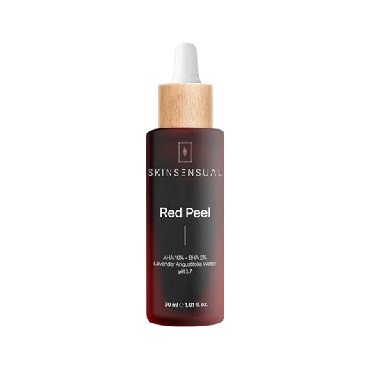Skin Sensual Rood Peeling Serum – 30ml | AHA 10% & BHA 2% voor Huidvernieuwing