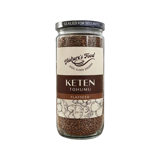 Nature’s Food Lijnzaad | Keten Tohumu 320 g – Rijk aan Vezels &amp; Omega 3 – Superfood – 100% Natuurlijk&nbsp;