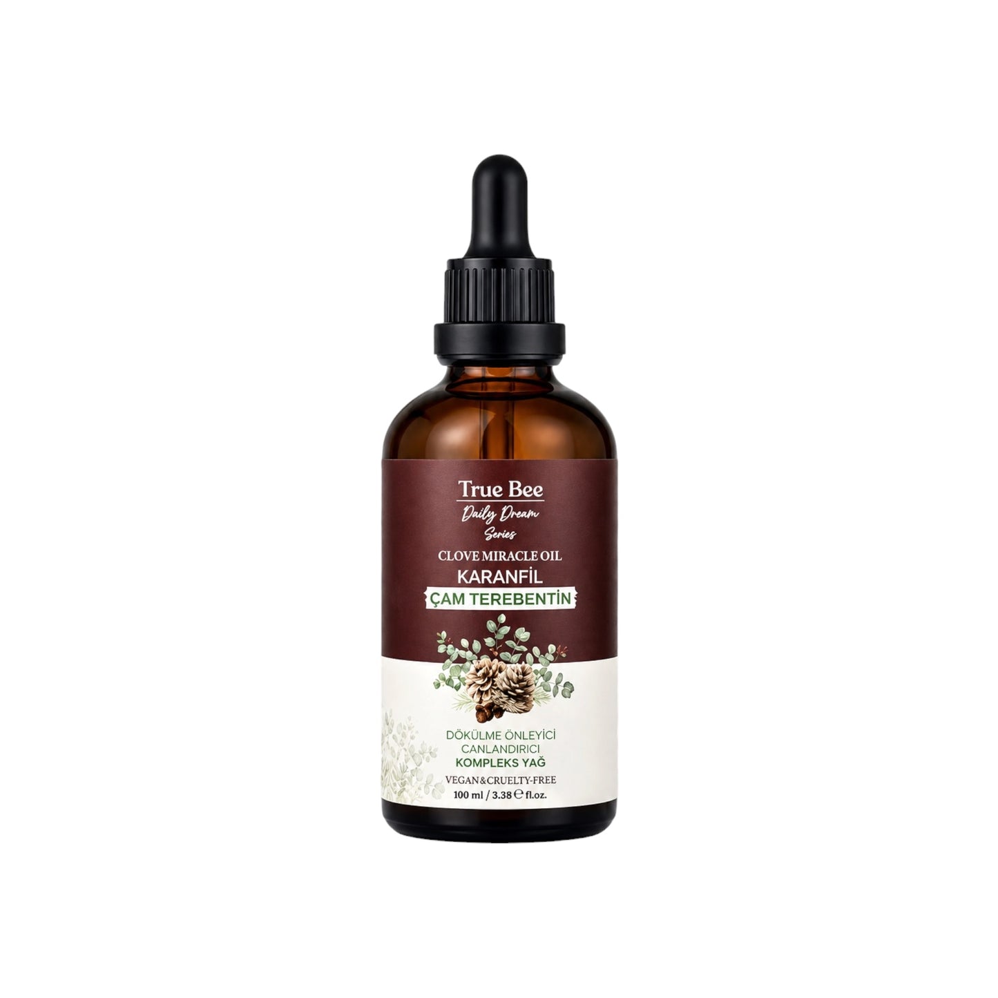 True Bee Clove Miracle Oil Haarolie met Kruidnagel &amp; Dennenharsolie 100 ml