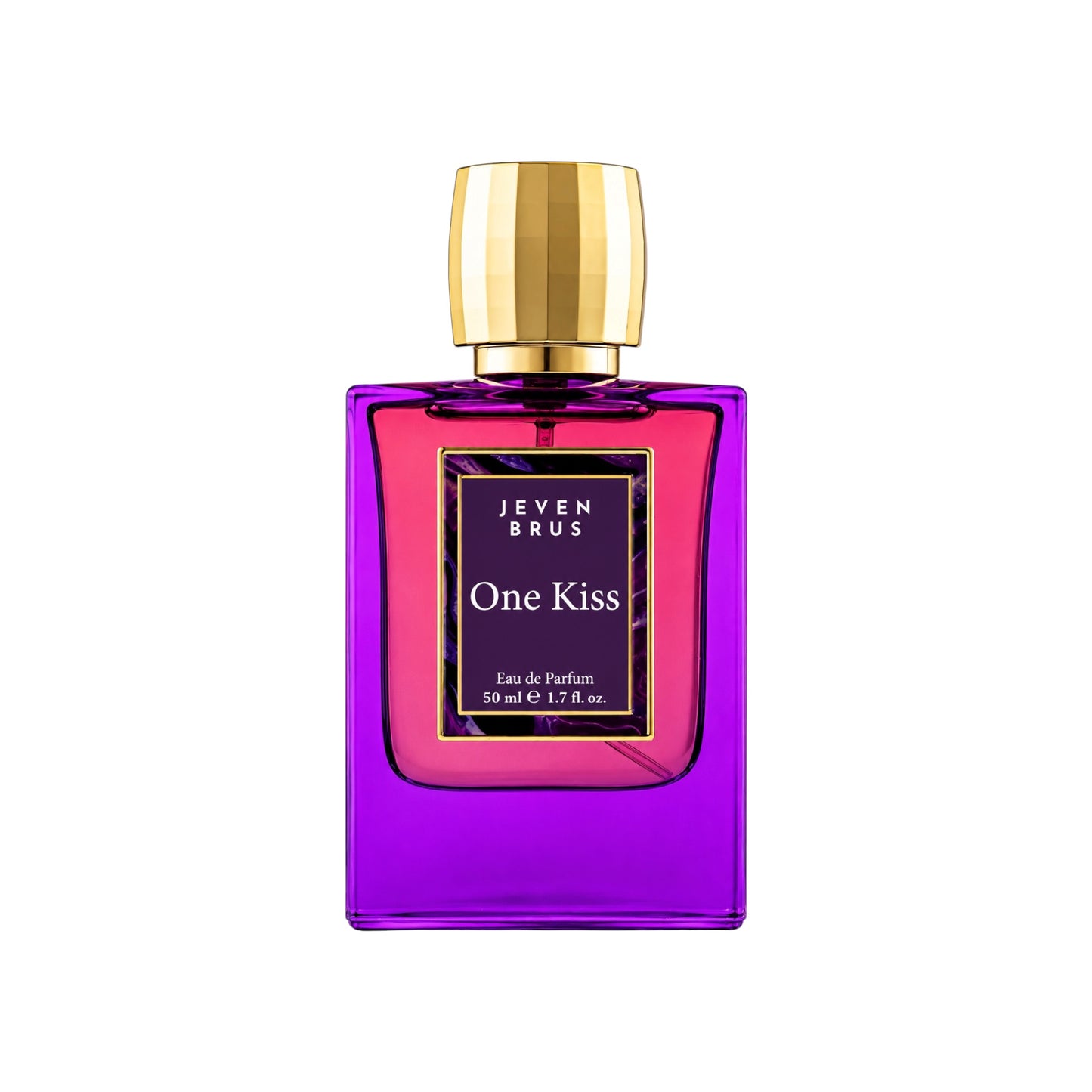 Jeven Brus One Kiss Eau de Parfum 50 ml – Damesparfum met Kiwi, Roos &amp; Witte Musk