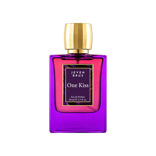 Jeven Brus One Kiss Eau de Parfum 50 ml – Damesparfum met Kiwi, Roos &amp; Witte Musk