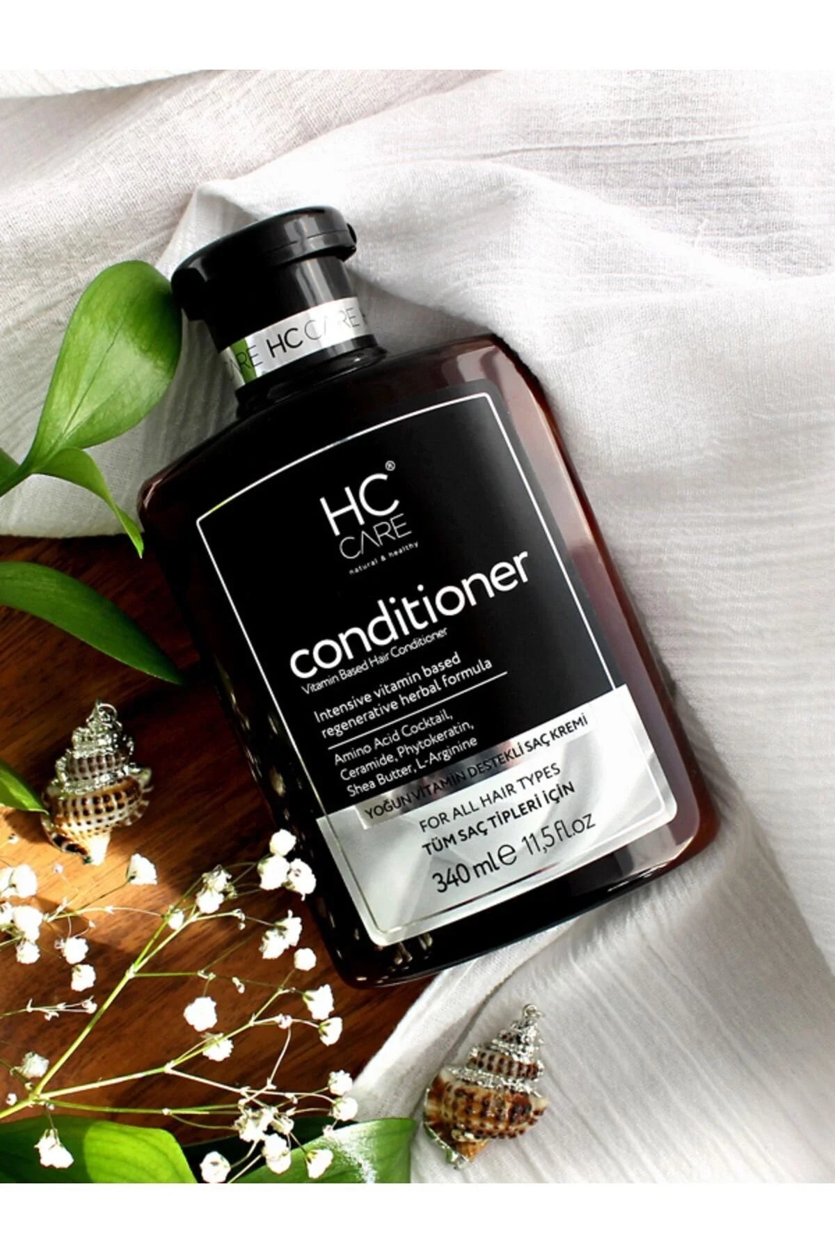 HC Care Intensieve Haarconditioner met Vitaminen, Keratine & Shea Butter – Voor Alle Haartypes – 340 ml