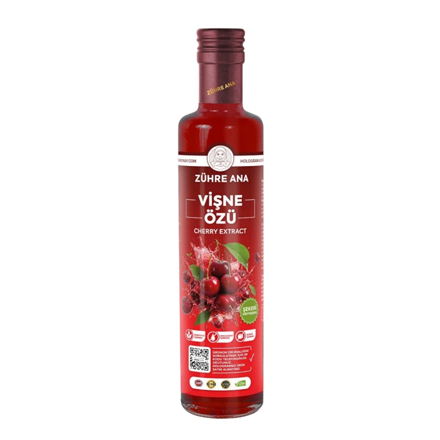 Zühre Ana Vişne Özü – Natuurlijke Kersenextract Siroop 640g | Zonder Toegevoegde Suiker