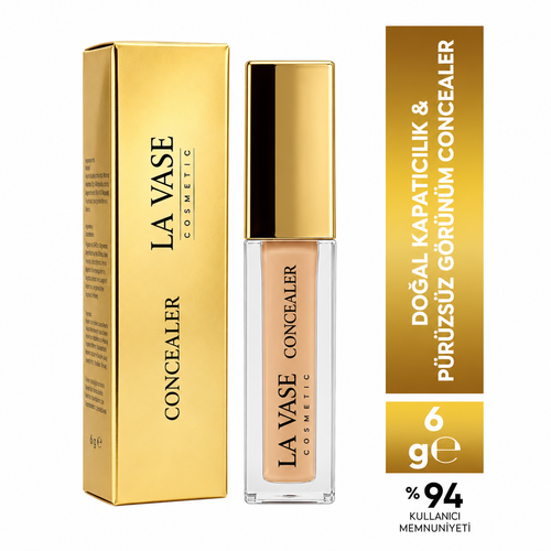 La Vase Concealer – Vloeibare Concealer – Natuurlijke Dekking – Hydraterend & Glad Effect – 6 g