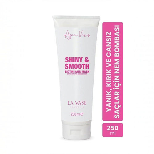 La Vase Shiny & Smooth Biotin Hair Mask 250 ml – Biotine Haarmasker
