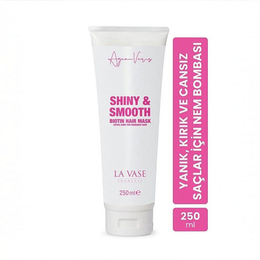 La Vase Shiny & Smooth Biotin Hair Mask 250 ml – Biotine Haarmasker