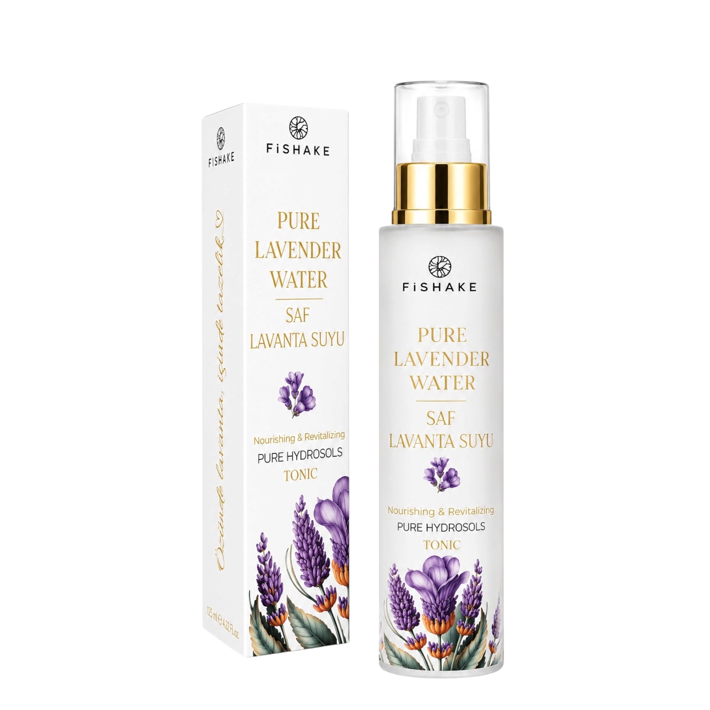 Fishake Pure Lavender Water 100 ml – Pure Lavendel Hydrolaat