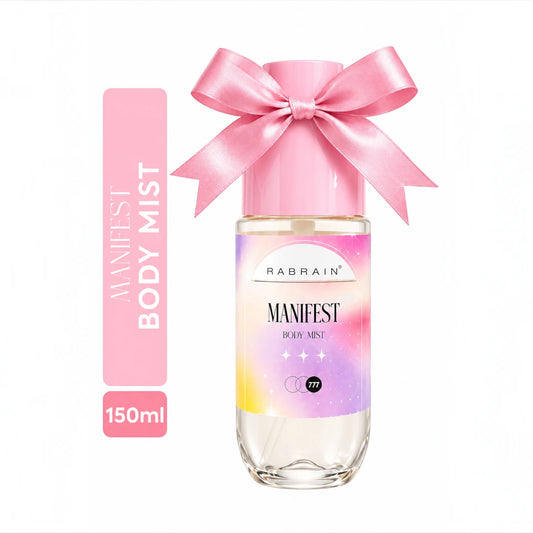 Rabrain Manifest Body Mist – Pistache, Vanille & Salted Caramel – 150 ml