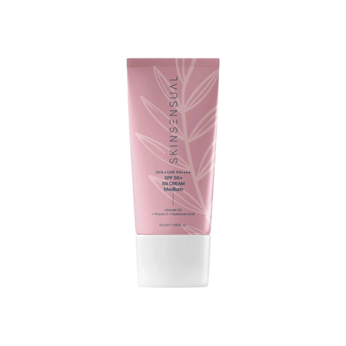 Sensual BB Cream Medium – SPF 50 – Hydraterende & Egaliserende Dagcrème – Natuurlijke Dekking & Zonbescherming – 50 ml