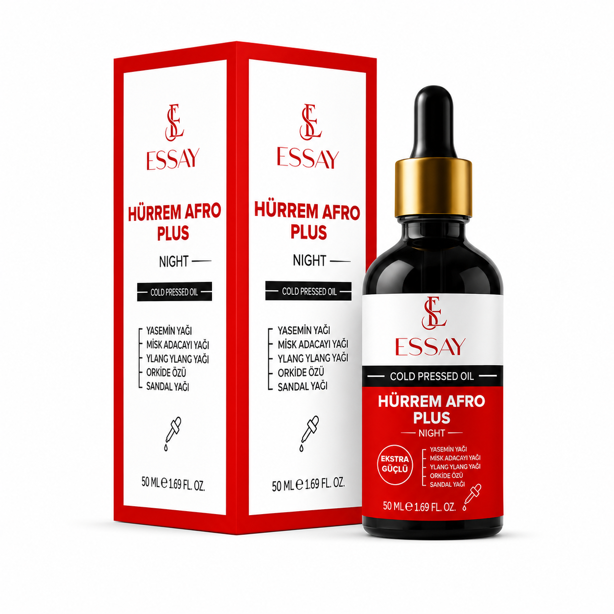 Hürrem Afro Plus Night Olie – 50ml | Aromatherapie Avondolie