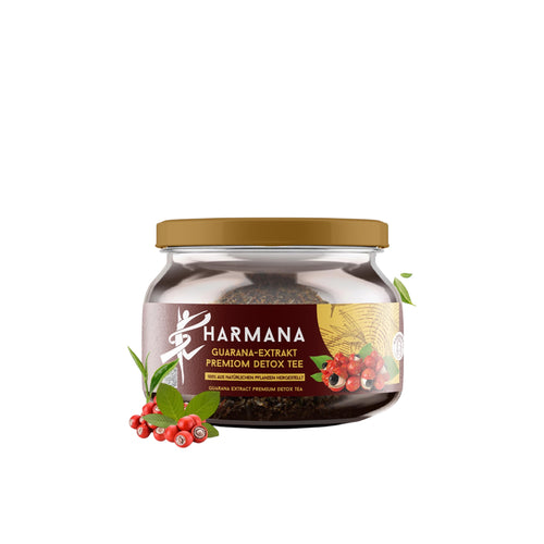 Harmana Guarana Thee – Kruidenthee met Groene Thee & Guarana – Abrikozensmaak – 150 g