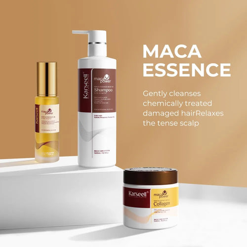 Karseell Collageen Haarmasker + Shampoo + Arganolie – Complete Gift Set